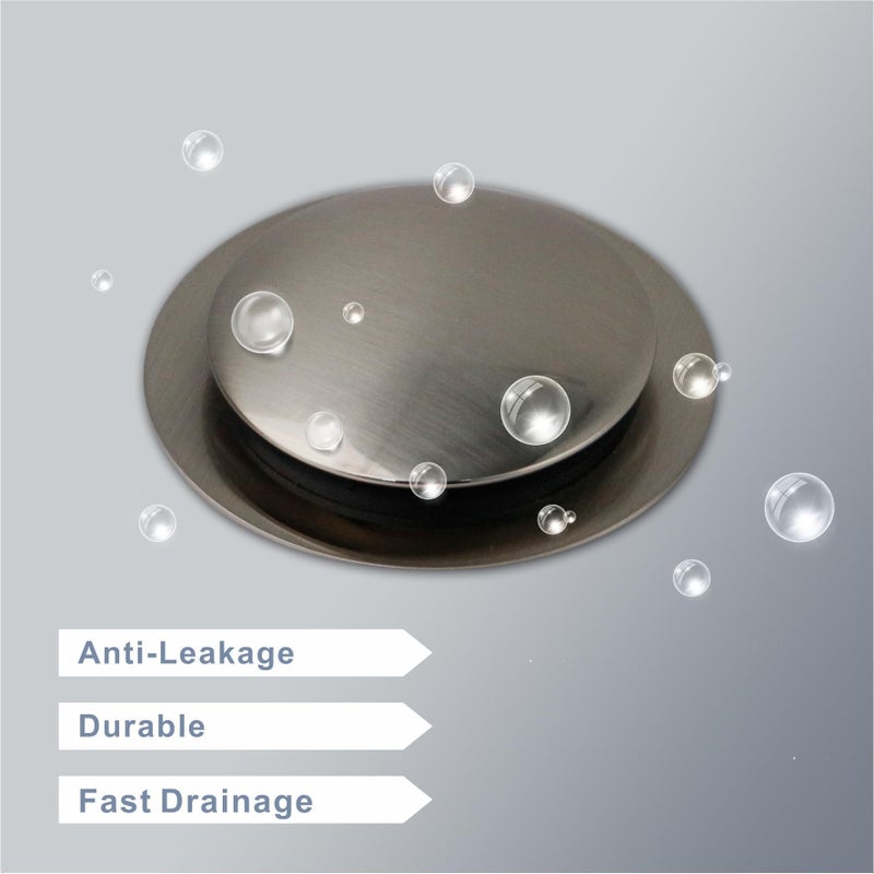 HIDROP سدادة تصريف حوض الاستحمام المصقولة الشاملة لتصريف الحمام منبثقة من Hidrop طرف إصبع القدم وسدادة تصريف حوض الاستحمام تحل محل مجموعة أدوات الرفع والدوران من إصبع القدم ورافعة الرحلة لتثبيت حوض EZ (مصقول) - Image 5
